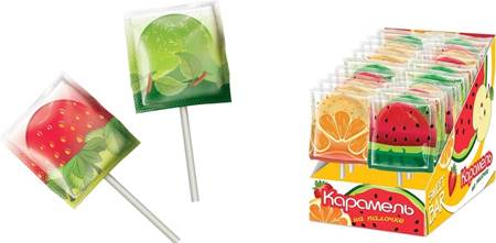 SWEET BAR Sucette "Frukty" 25g (boîte)