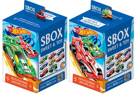 SweetBox Hot Wheels Marmalade avec cadeau 10g(boîte)