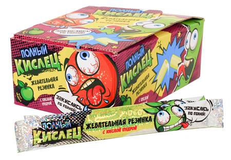 Gomme à mâcher "Polny kislets" 17g (boîte)