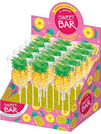 SWEET BAR Sucette "Ananas" 40g (boîte)