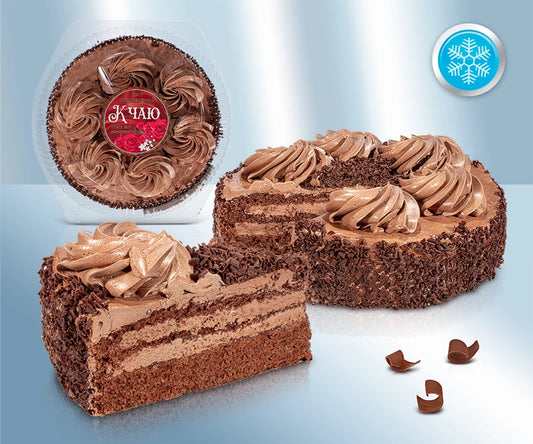 Cocoa-based layer cake with sweetened condensed milk