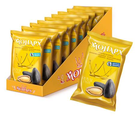 "Monarkh Royal" Graines de tournesol grillées noires 300g
