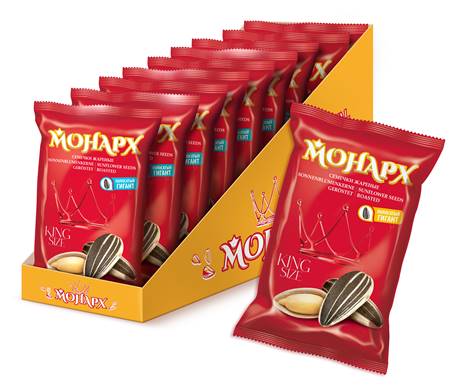 "Monarkh King" Graines de tournesol rayées grillées 300g