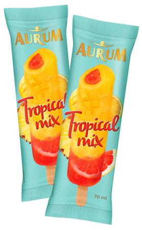 Aurum Glace Ananas/Fruits Tropicaux 70 ml / 65 g