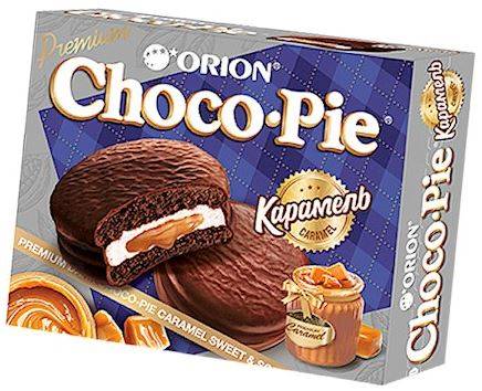 Orion Cookies Choco-Pie with karamell filling 12x30g
