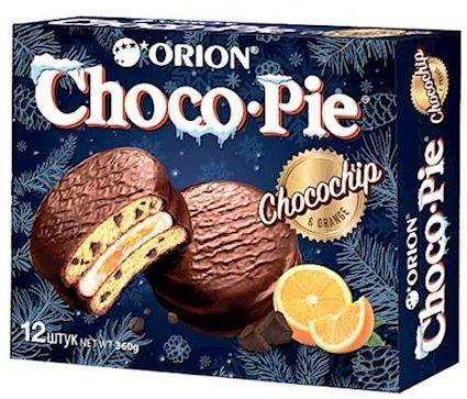 Orion Kekse Choco-Pie w.choc.p./or-cr Winter col.360g