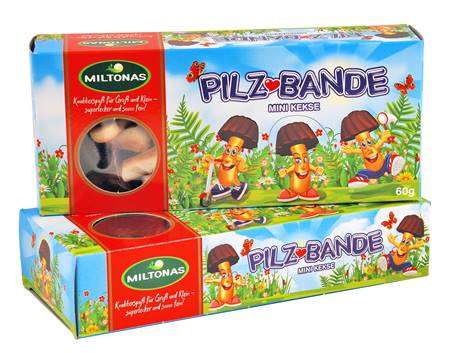 Pilz-Bande "Veselye Gribochki" Saveur de chocolat 60g