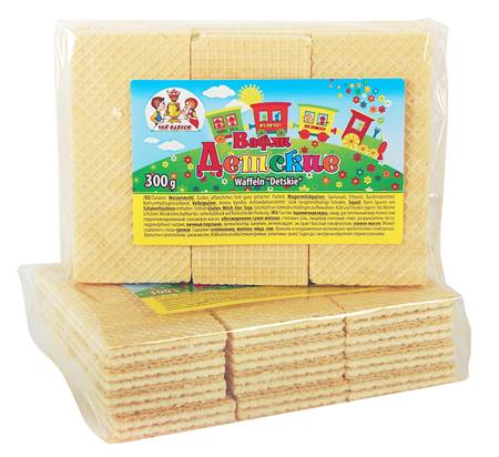 "Chai vdvoem" Gaufres "Detskie" 300g
