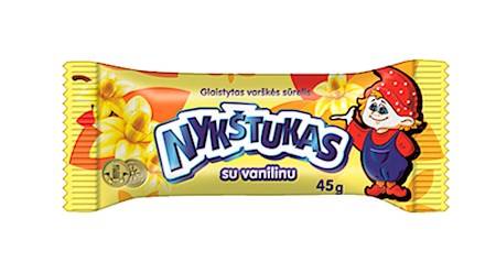 Nykstukas Suisses en glaçage de vanille 45g Boîte