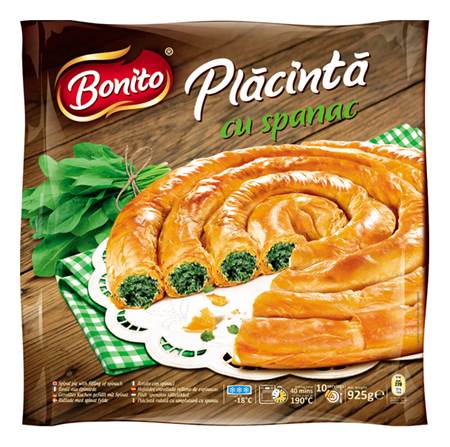 RO Bonito Placinta Spinat Шпинат 800 г