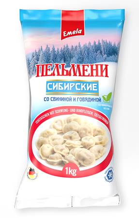 Emelya Siberian Meatballs Pork Beef 1kg