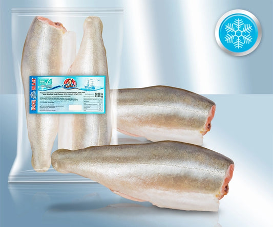 Pangasius gutted, without head, without the tail, quick-frozen (net weight 1280g)