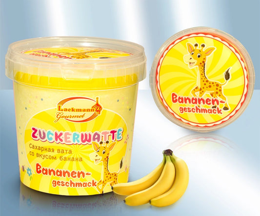 Cotton candy banana flavoured