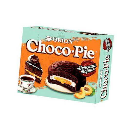 Orion Cookies Choco-Pie with apricot filling 12x30g
