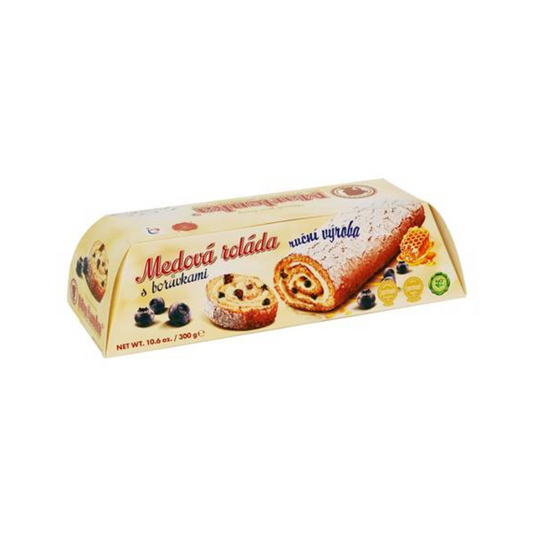Marlenka Honey and Blueberry Rolled Biscuit 300g foreign