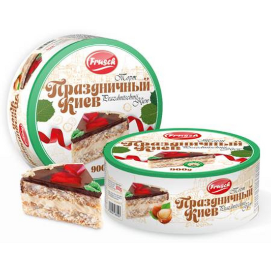 Фруктовый тарт "Праздничный киев" с фундуком 900 г