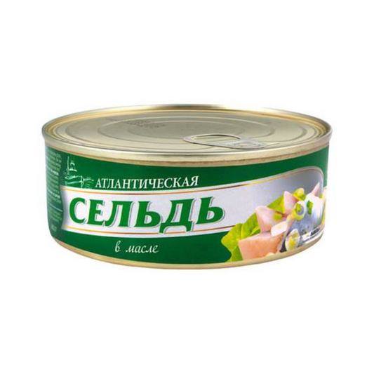 Консервы из атлантической сельди SibFisch в масле 200 г
