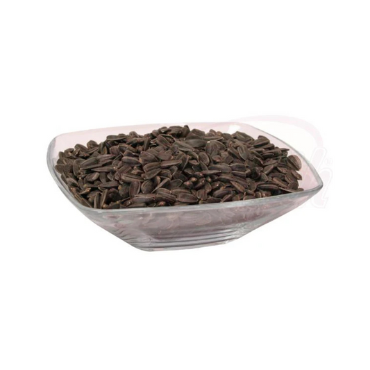 Black sunflower seeds in shell, unroasted/free