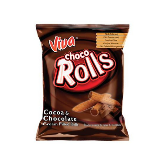 RO Viva Crispy Chocolate Cream Sticks 100g