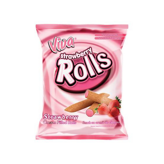 RO Viva Strawberry Cream Crispy Sticks 100g