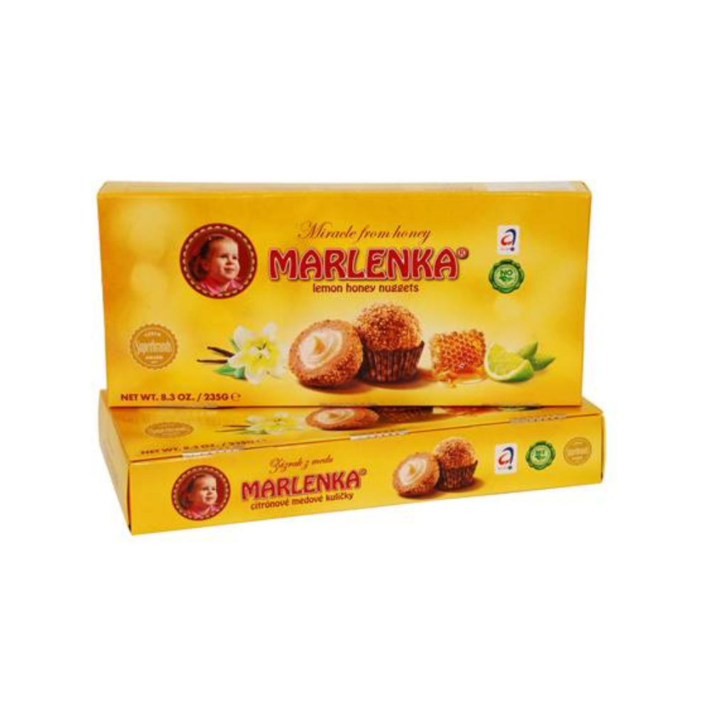 Marlenka Boules au miel parfum citron 235g étranger