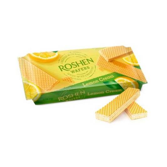 Вафли Roshen с лимонной начинкой 216 г