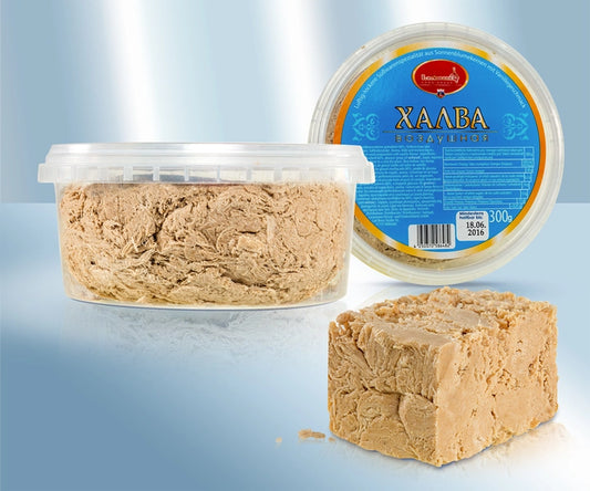 Sunflower seed halva wirth vanilla flavour