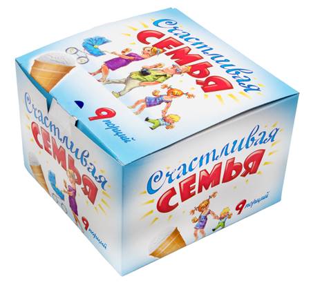 Schastlivaya Semya Plombière à la vanille 9x120ml 585