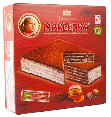 Marlenka Gâteau au miel de avec cacao 800g étranger