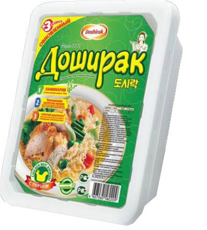 Doshirak Noodles/Bread/Pepper Chicken 90g (sticker)
