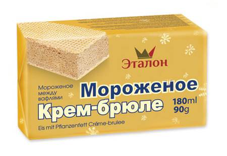 Etalon Glace Sandwich Crème Brûlée 636016