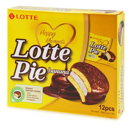 Lotte Pie Choco Pie banane (28g x 12pc)