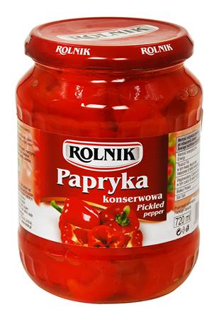 PL Rolnik Маринованный сладкий перец 720мл