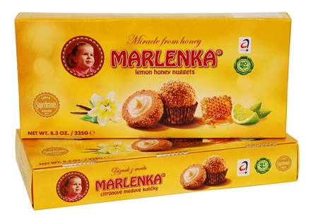 Marlenka Boules au miel parfum citron 235g étranger