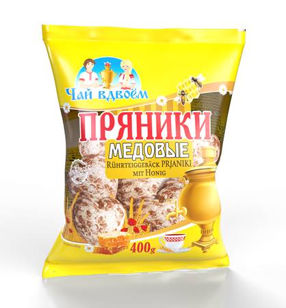 "Chai vdvoem" Pain d'épices "Medovie" 400g