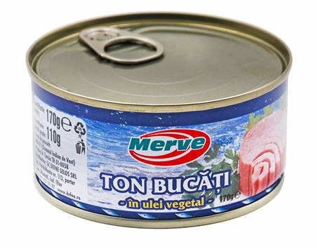 RO Merve Whole Tuna in Oil 170g
