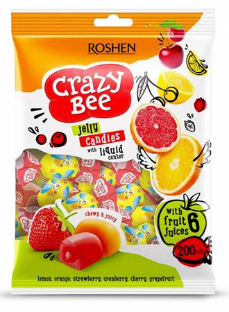 Roche Bonbons à la gelée "Beshenaya Pchelka" 200g