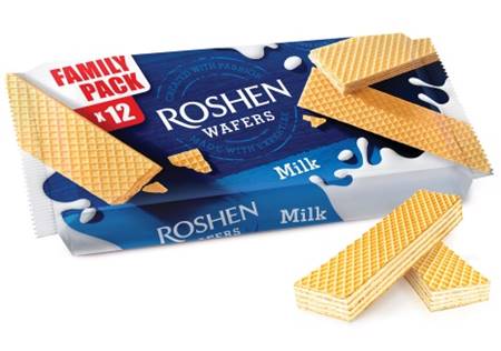 Roche Gaufres ROSHEN WAFERS avec fourrage au lait 216g