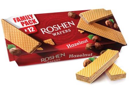 Roche Gaufres ROSHEN WAFERS fourrées aux noix 216g
