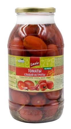 Emelya Tomates sans vinaigre Mini légèrement épicées 1800g