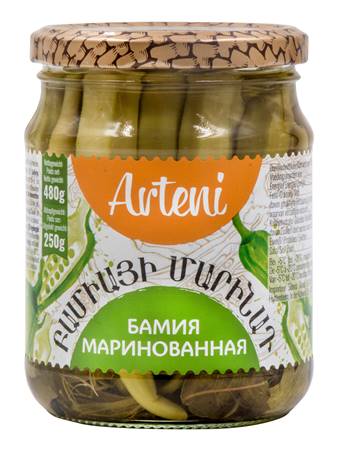 Артени Бамия маринованная 480г