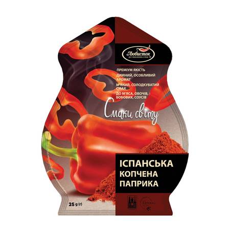 Liubystok Paprika fumé espagnol moulu 25g/20pc