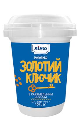 Limo Glace "Zolotoy Klyuchik" au caramel 100g