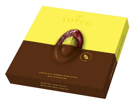 Joyco Arm Bonbons au chocolat " Dattes au chocolat ", 190 g