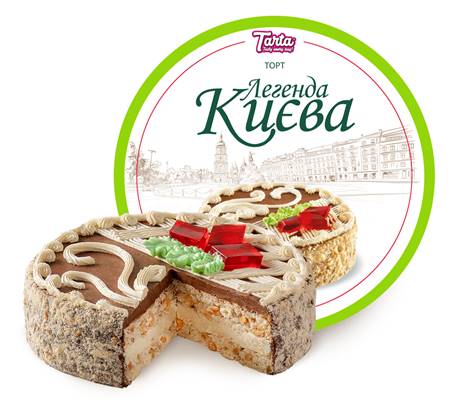Tarta Gâteau " Legenda Kieva " aux cacahuètes 450 g