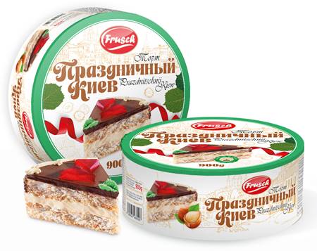 Frusch tarte " Prazdnichnyi Kiev " aux noisettes 900 g