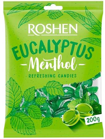Roshen caramel eucalyptus-menthol 200 g/12 pcs.