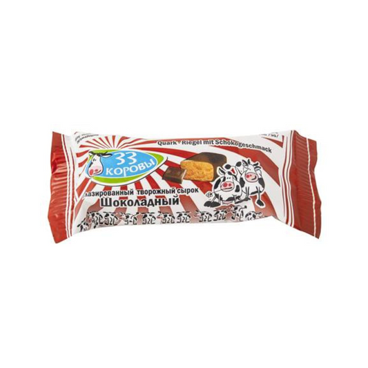 33 Korovy" Swiss 38g in chocolate icing