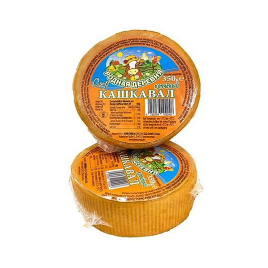 Rodnaya Derevnya Suluguni Cheese round smoked 45%350g