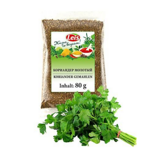 Leis Coriandre-Kinza moulu 80g